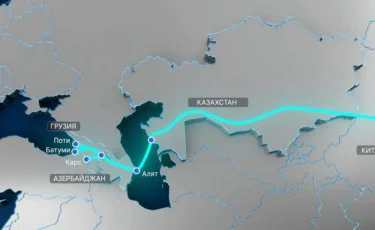 Касым-Жомарту Токаеву и Ильхаму Алиеву презентовали проект «Развитие Среднего коридора»