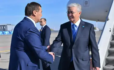 Глава государства Касым-Жомарт Токаев прибыл с рабочей поездкой в Кызылординскую область