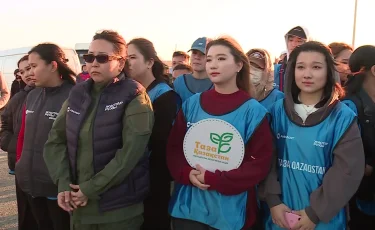 Таза Қазақстан: экоэстафетада 5 облыс қамтылып, 150 тоннаға жуық қоқыс жиналды