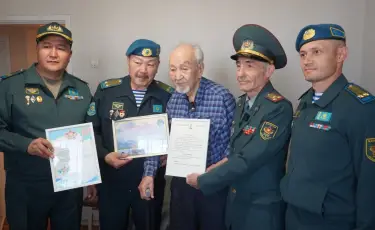 Двойной праздник: в День Республики ветерану войны исполнился 101 год