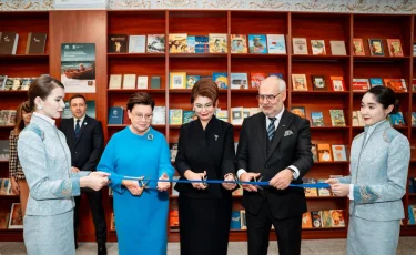 В Национальной академической библиотеке Казахстана открыт уголок эстонской литературы