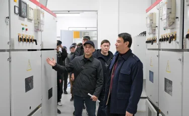 Дархан Сатыбалды «Тұздыбастау» қосалқы станциясының құрылысын тексерді
