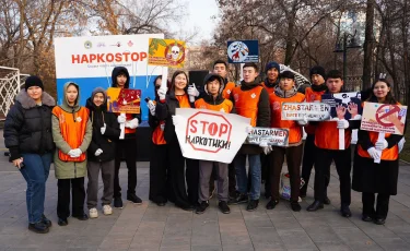 Алматыда «НаркоСтоп» жобасына 3 мыңнан астам ерікті қатысып жатыр