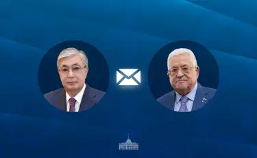 Мемлекет басшысы Палестина президентіне құттықтау жеделхатын жолдады