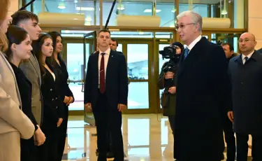 Президент Мәскеу мемлекеттік халықаралық қатынастар институтының студенттерімен әңгімелесті