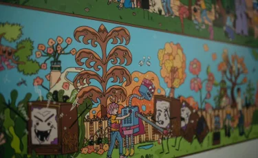 Алматыда «Қорқынышты орман» атты халықаралық интерактивті фреска ашылды