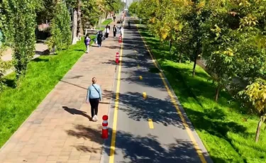 Больше зелени и света: в Алматы на улице Торайгырова завершили масштабное обновление