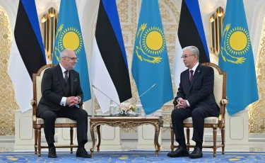 Президенты Казахстана и Эстонии провели встречу тет-а-тет