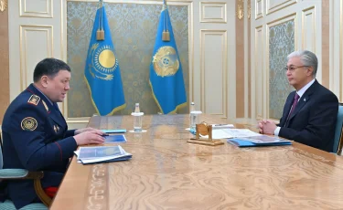 Мемлекет басшысы Ішкі істер министрі Ержан Сәденовті қабылдады