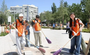 Алматыда 570 мыңнан астам жасты қамтыған 500-ден аса экологиялық іс-шара өткізілді