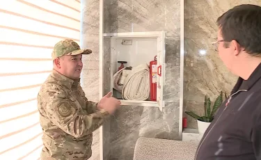 Өрт қауіпсіздігі: Түркістан облысында қонақүйлерге рейд жүргізілді