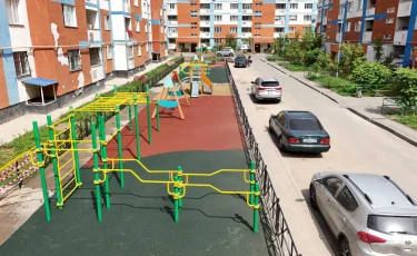 Алматының Алатау ауданында 31 қоғамдық кеңістік пен 16 аула жаңартылды