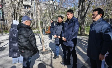Алматы әкімі Дархан Сатыбалды Әуезов ауданын аралады