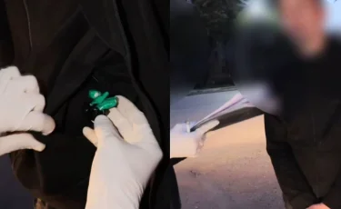 Пойман с поличным: у жителя Павлодара изъяты синтетические наркотики и масло каннабиса (видео)