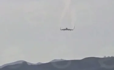 Турецкий военный самолет разбился в Грузии (видео)