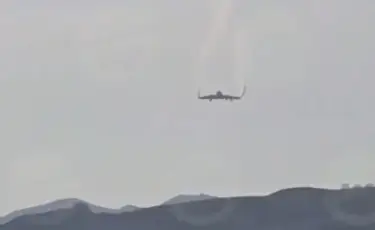 Турецкий военный самолет разбился в Грузии (видео)
