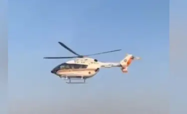 Түркістан облысында өрттен аман қалған 39 жастағы ер адам Шымкентке жеткізілді