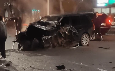 Қарағандыда көлік жүргізушісі бағдаршамға соғылып, қаза тапты