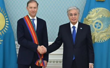 Президент Ресей Федерациясы Үкіметі төрағасының бірінші орынбасарын қабылдады