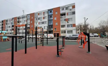 Наурызбай ауданында аулалар мен қоғамдық кеңістіктер жаңартылды