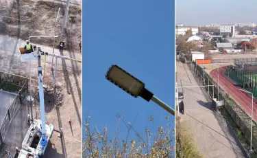 Алатау ауданында жарықтандыру жүйесі толық жаңартылып жатыр