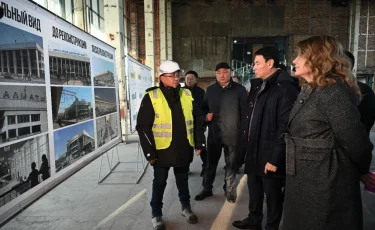 Дархан Сатыбалды «Алматы–1» вокзалының жаңғыртылу барысын тексерді