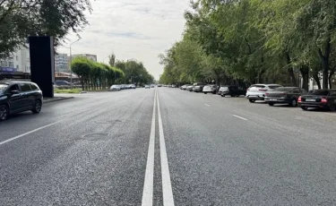 В Алматы завершен средний ремонт улиц во всех районах города