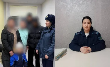 ШҚО-да полиция қызметкері бес баланы құтқарып қалды