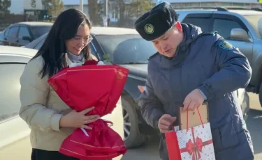 За отличную езду без нарушений: в Кокшетау наградили лучших водителей