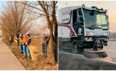 Алматыда жауын-шашынға байланысты арнайы техника кезекшілігі күшейтілді