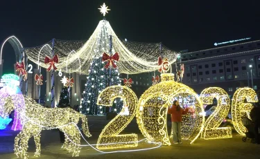 В Алматы к Новому году появились еще 13 праздничных локаций