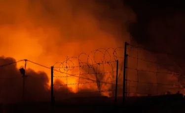 Пожар на погранзаставе: погибли военнослужащий и его ребёнок