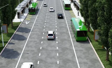 В Алматы запускают линию BRT по улице Желтоксан