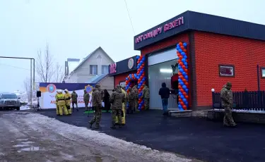 В Алматинской области открыли сразу два пожарных поста