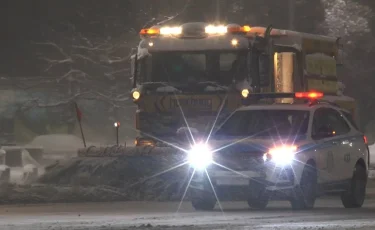 Непогода в Алматы: полиция призывает к осторожности на дорогах