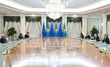 Мемлекет басшысы Еуропалық Кеңес президентімен келіссөз жүргізді