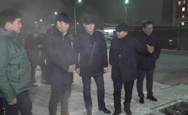 Снегоплавильная станция: аким Алматы посетил объект в Ауэзовском районе
