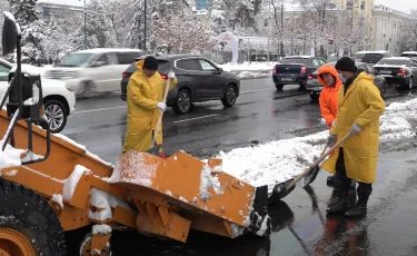 Алматыда қар ерітетін стансалар іске қосылды
