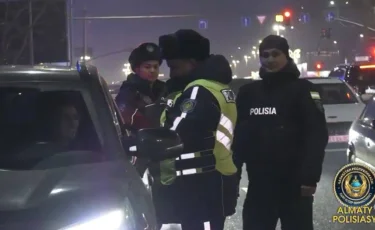 Алматыда мереке қарсаңында патрульдік полиция экипаждарының саны артты