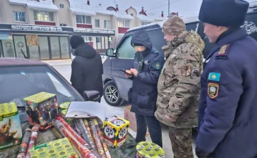 СҚО-да полицейлер 6 мыңға жуық қауіпті пиротехниканы тәркіледі