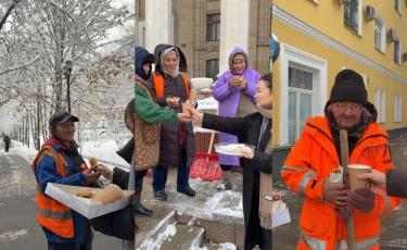 Центр общественного развития поддержал коммунальщиков Алматы во время снежной непогоды