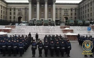 Жаңа жыл мерекесі: Алматы полициясы күшейтілген режимде қызмет атқарып жатыр