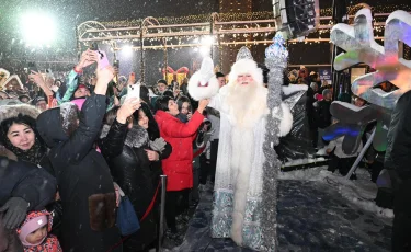 В Алматы стартовал зимний городской фестиваль «Жаңа жыл на Панфилова»