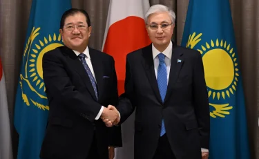 Президент Казахстана провел встречу с  председателем совета директоров компании Mitsui