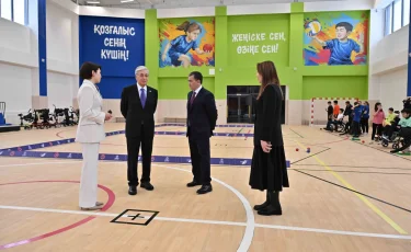 Президент Инклюзивті спорт орталығын аралап көрді