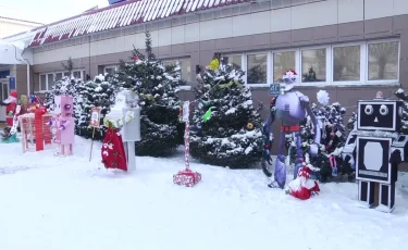 В Костанае к Новому году появились необычные роботы – прототипы известных персонажей