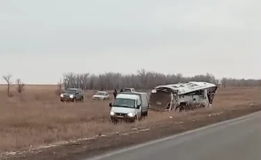 Смертельное ДТП: в Актюбинской области на трассе перевернулся пассажирский автобус