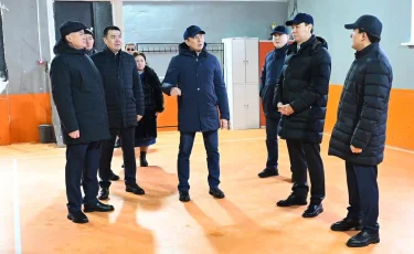 Аким Алматы Дархан Сатыбалды проверил строительство инженерных сетей в мкр. Сулусай