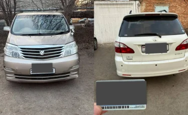 Қылмыстық іс қозғалды: бірдей нөмір тағылған екі автокөлік анықталды
