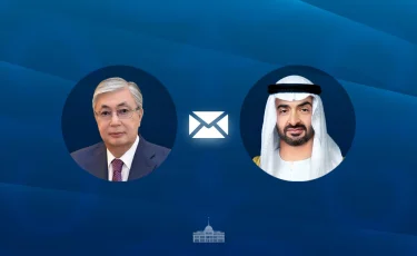 Мемлекет басшысы Біріккен Араб Әмірліктерінің президентіне құттықтау жеделхатын жолдады